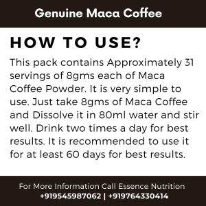 روش مصرف قهوه ماکا